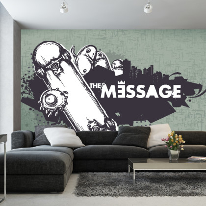 Fototapeta Skateboarding Styl Graffiti Ve90-60