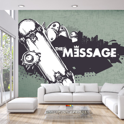 Fototapeta Skateboarding Styl Graffiti Ve90-60
