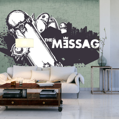 Fototapeta Skateboarding Styl Graffiti Ve90-60