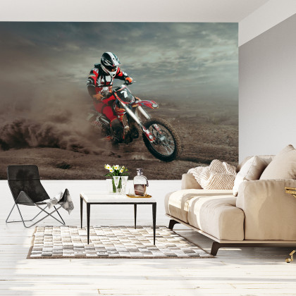 Fototapeta Wyczynowy Cross Na Pustyni