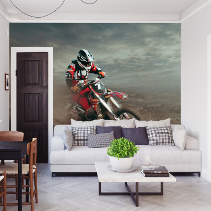 Fototapeta Wyczynowy Cross Na Pustyni
