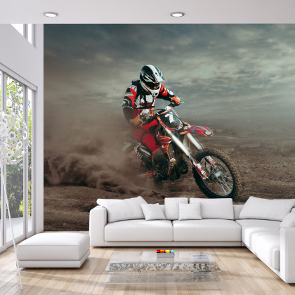 Fototapeta Wyczynowy Cross Na Pustyni