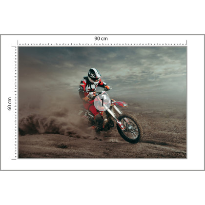 Fototapeta Wyczynowy Cross Na Pustyni