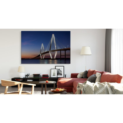 Obraz Na Płótnie Most Arthur Ravenel Jr. Bridge, Usa