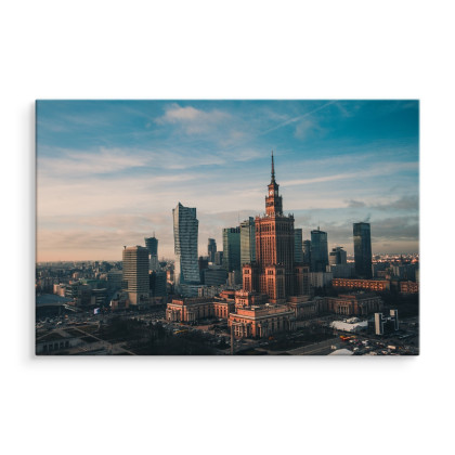 Obraz Na Płótnie Wysokie Budynki Warszawy