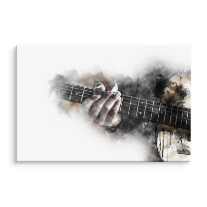 Obraz Na Płótnie Abstrakcyjna Gitara