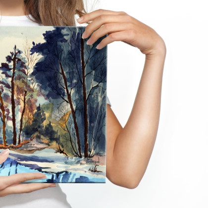 Obraz Na Płótnie Zimowy Pejzaż Jak Malowany