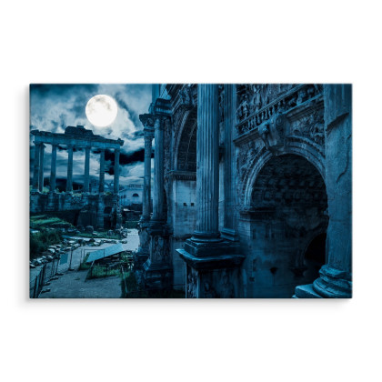 Obraz Na Płótnie Forum Romanum Nocą