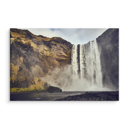 Obraz Na Płótnie Wodospad Skogafoss Na Islandii