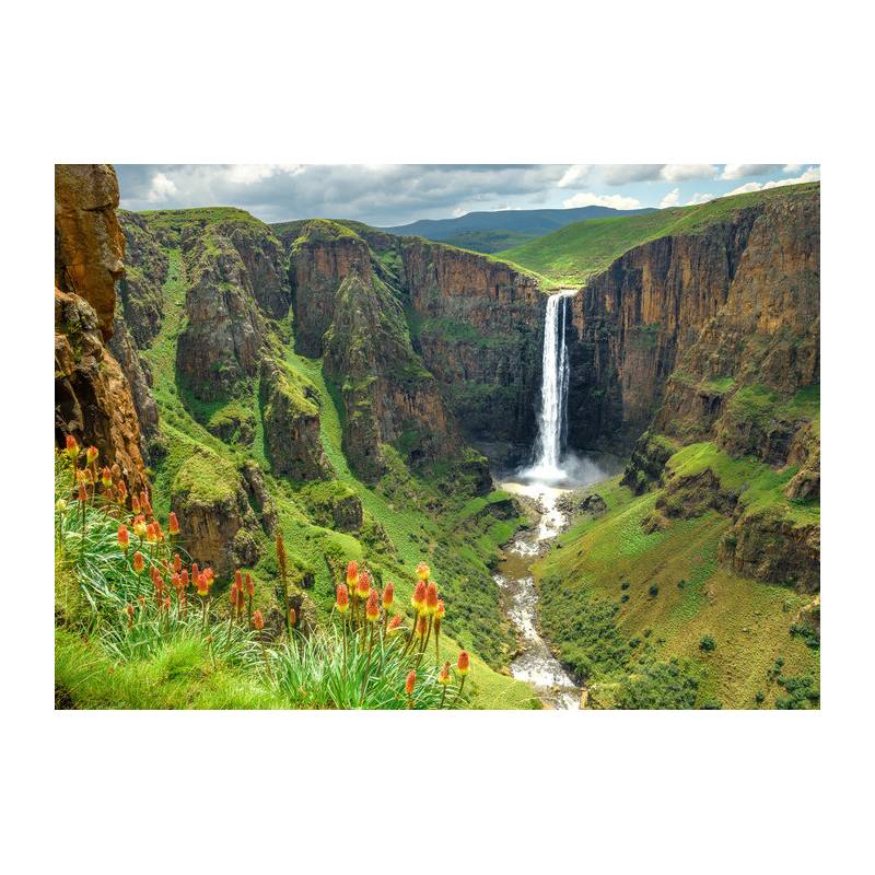 Obraz Na Płótnie Majestatyczny Wodospad W Lesotho