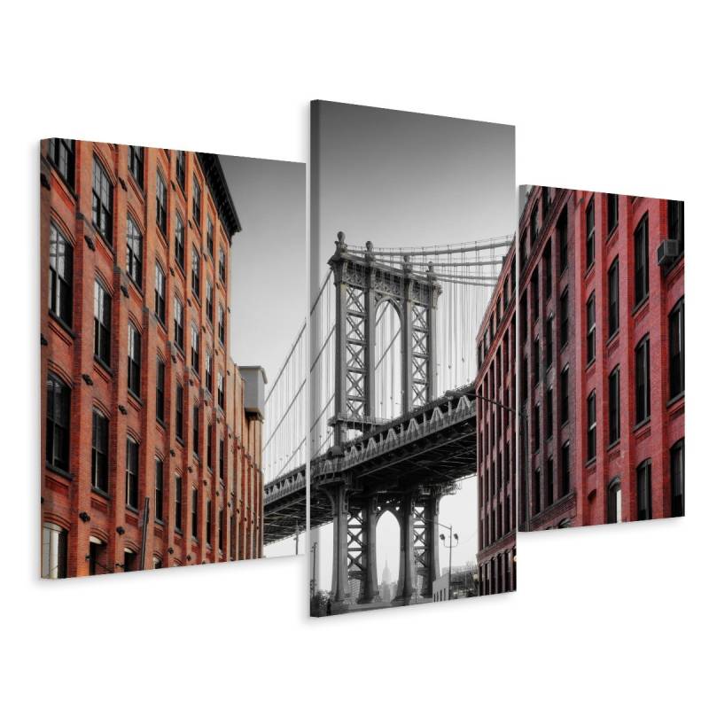 Obraz Wieloczęściowy Manhattan Bridge Widok Z Washington Street