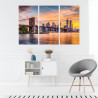 Obraz Wieloczęściowy Krajobraz Panoramiczny New York City