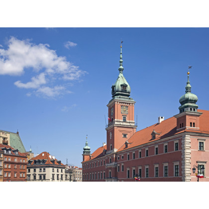Obraz Na Płótnie Warszawa W Słoneczny Dzień