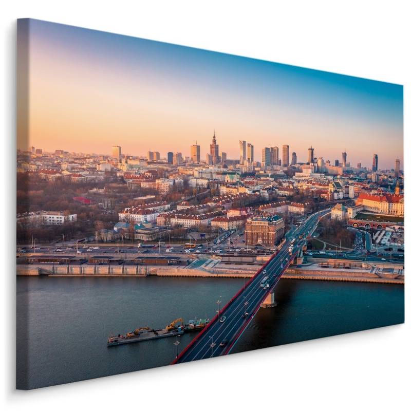 Obraz Na Płótnie Warszawa O Świcie
