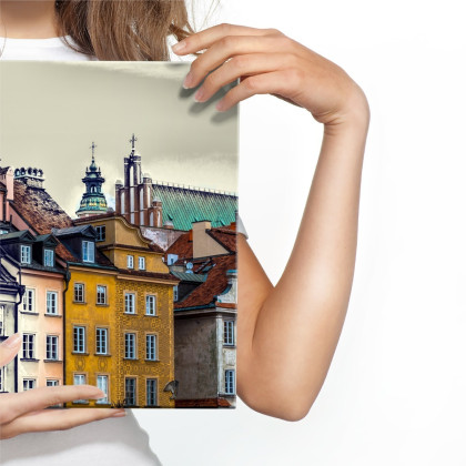 Obraz Na Płótnie Warszawskie Budynki Vintage