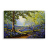 Obraz Na Płótnie Ścieżka W Wiosennym Lesie