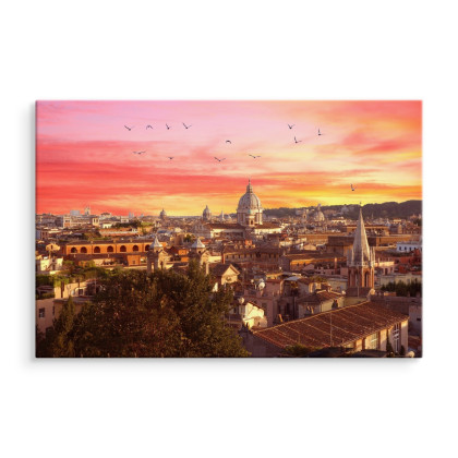 Obraz Na Płótnie Rzymska Panorama 3D