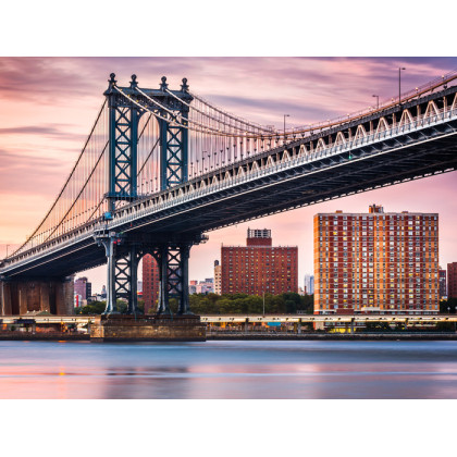 Obraz Na Płótnie Most Manhattan Bridge, Nowy Jork