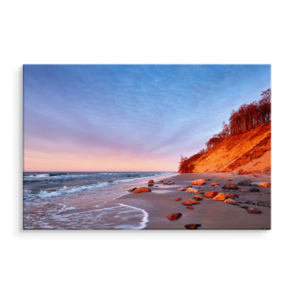 Obraz Na Płótnie Klif Na Polskiej Plaży