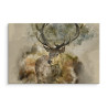 Obraz Na Płótnie Akwarelowy Jesienny Jeleń
