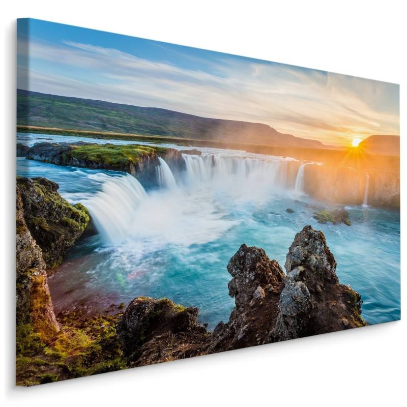 Obraz Na Płótnie Wodospad Godafoss Na Islandii