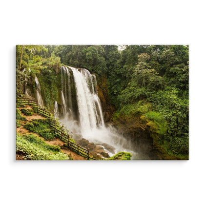 Obraz Na Płótnie Wodospad Pulhapanzak W Hondurasie