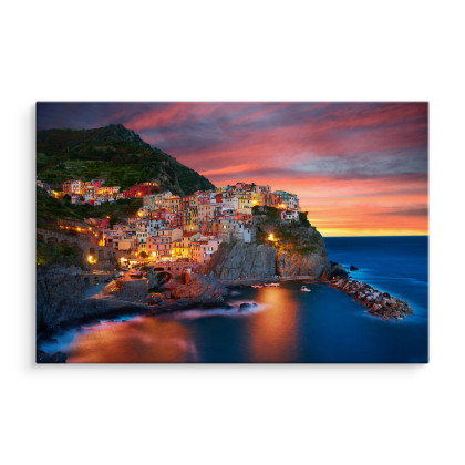 Obraz Na Płótnie Miasto Manarola, Włochy