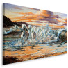 Obraz Na Płótnie Konie Nad Morzem