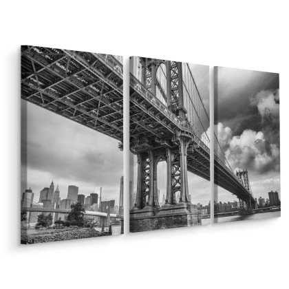 Obraz Wieloczęściowy Most Manhattan W Nowym Jorku