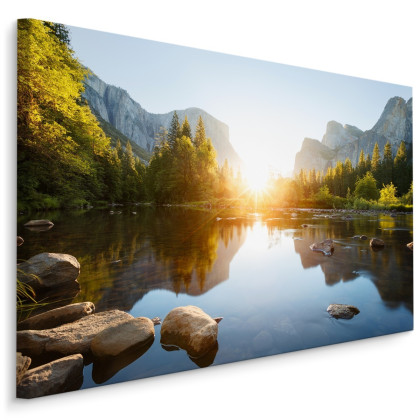 Obraz Na Płótnie Wschód Słońca W Dolinie Yosemite