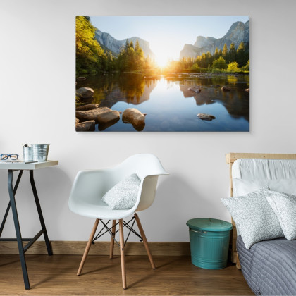 Obraz Na Płótnie Wschód Słońca W Dolinie Yosemite