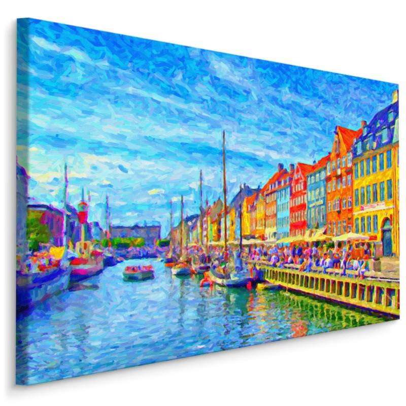 Obraz Na Płótnie Kanał Nyhavn W Centrum Kopenhagi