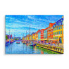 Obraz Na Płótnie Kanał Nyhavn W Centrum Kopenhagi