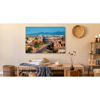 Obraz Na Płótnie Panorama Rzymu 3D