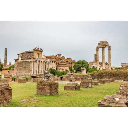Obraz Na Płótnie Widok 3D Na Forum Romanum