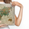Obraz Na Płótnie Mapa Świata Vintage
