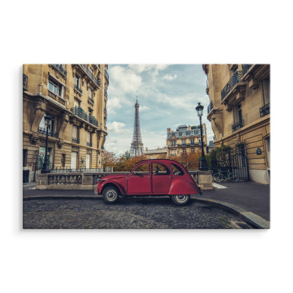 Obraz Na Płótnie Samochód I Architektura Paryża
