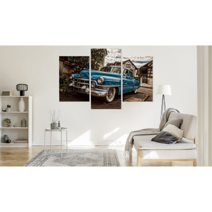 Obraz Wieloczęściowy Niebieski Cadillac Eldorado Z 1953 Roku