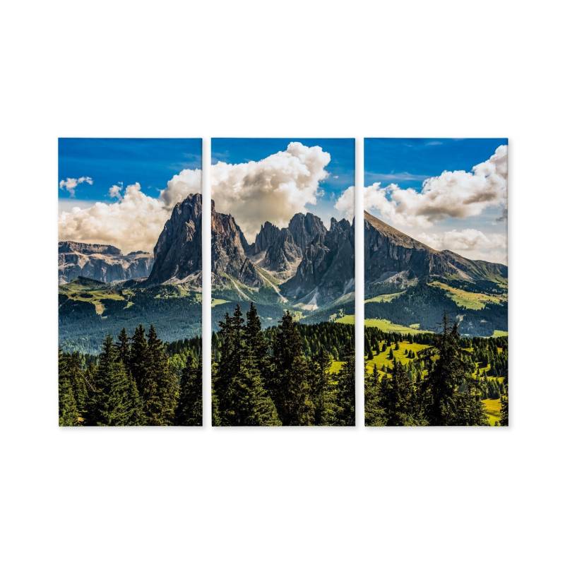 Obraz Wieloczęściowy Widok Włoskich Dolomitów 3D