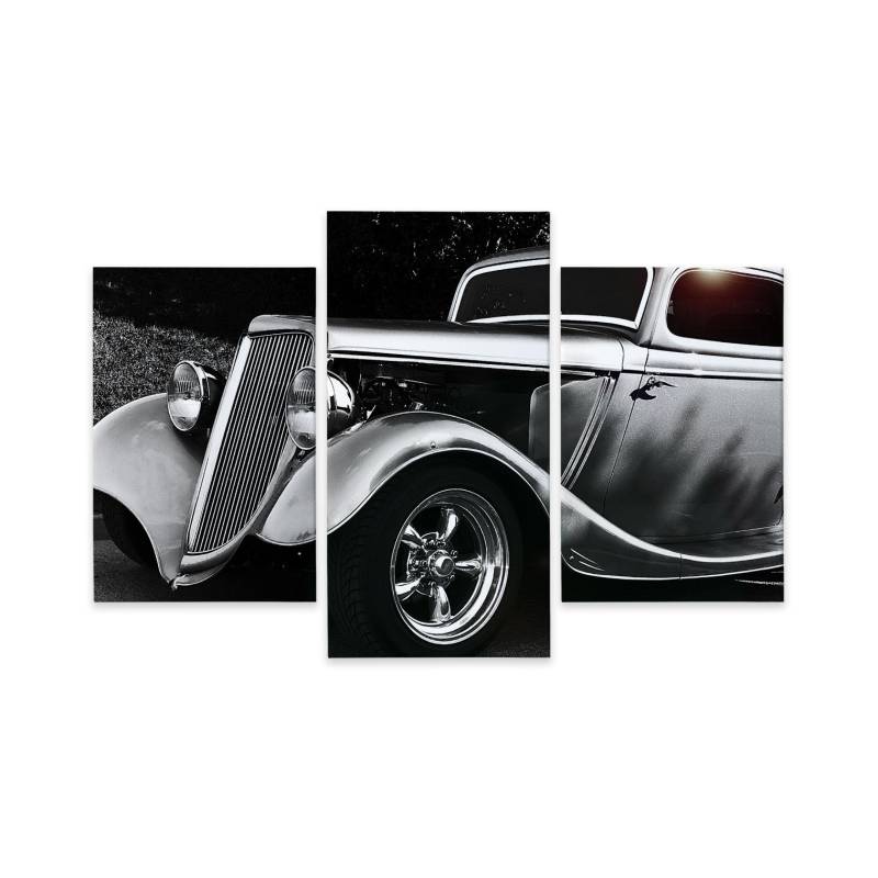 Obraz Wieloczęściowy Samochód Hot Rod W Stylu Vintage