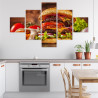 Obraz Wieloczęściowy Domowy Hamburger