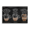 Obraz Na Płótnie Kawa Espresso W Stylu Vintage