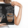 Obraz Na Płótnie Kawa Espresso W Stylu Vintage