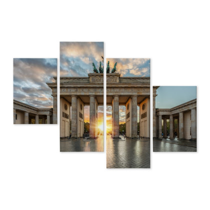 Obraz Wieloczęściowy Brama Brandenburska W Berlinie