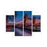 Obraz Wieloczęściowy Tower Bridge W Londynie O Zachodzie Słońca