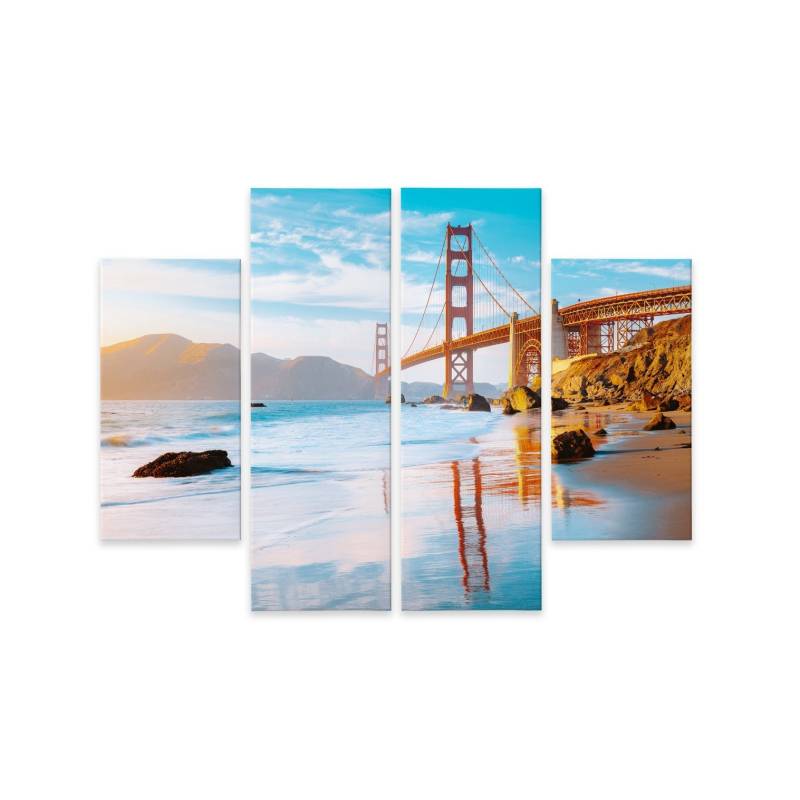 Obraz Wieloczęściowy Most Golden Gate W San Francisco