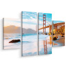 Obraz Wieloczęściowy Most Golden Gate W San Francisco