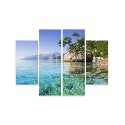 Obraz Wieloczęściowy Riwiera Makarska W Chorwacji