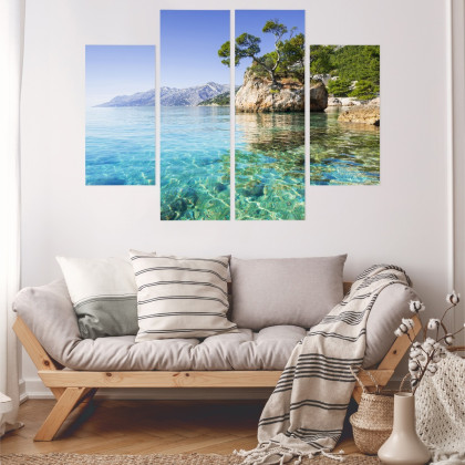 Obraz Wieloczęściowy Riwiera Makarska W Chorwacji