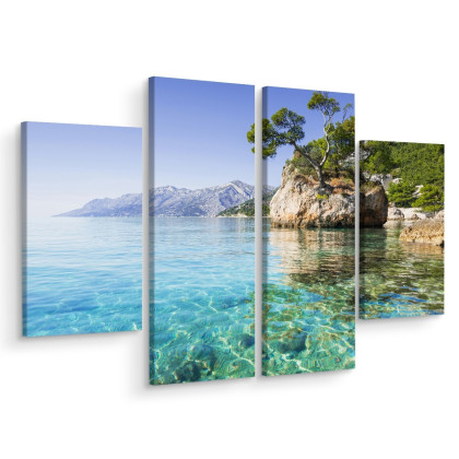 Obraz Wieloczęściowy Riwiera Makarska W Chorwacji